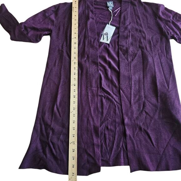 Worthington womens Sz XXL merlot cardigan - Picture 6 of 8